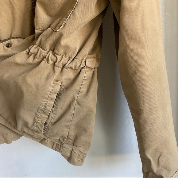 GAP Khaki Hooded Utility Jacket - Picture 5 of 7